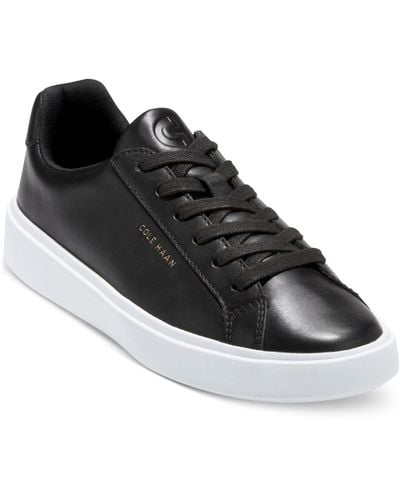 Cole Haan Grand Crosscourt Daily Lace-up Low-top Sneakers - Black