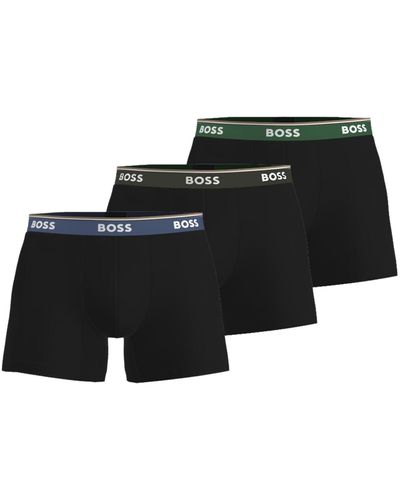 BOSS Boss By Power Logo Boxer Briefs - Black