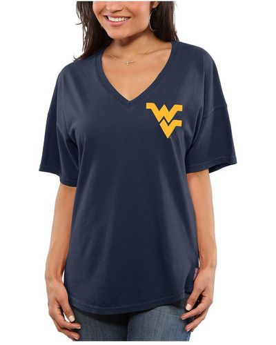 Spirit Jersey West Virginia Mountaineers Oversized T-shirt - Blue