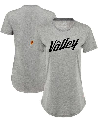 Sportiqe Phoenix Suns 2021/22 City Edition Phoebe T-shirt - Gray