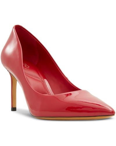 ALDO Stessymid Pointed-toe Pumps - Red