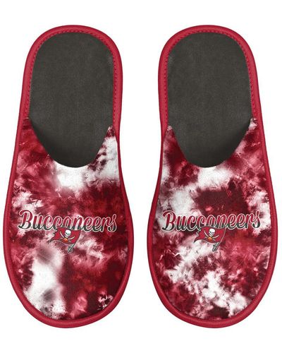 FOCO Tampa Bay Buccaneers Team Scuff Slide Slippers - Red