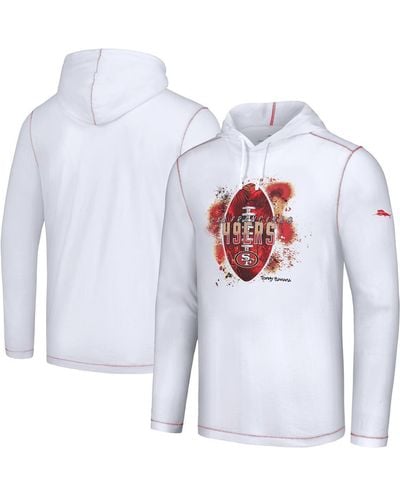 Tommy Bahama San Francisco 49ers Graffiti Touchdown Pullover Hoodie - White