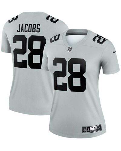 Nike Josh Jacobs -tone Las Vegas Raiders Inverted Legend Jersey - Metallic