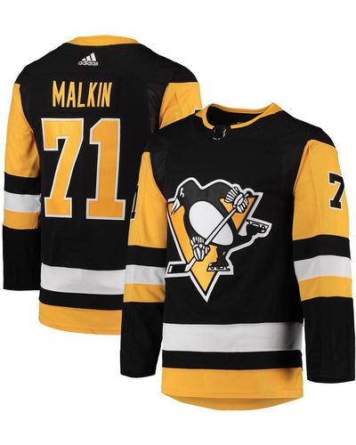 adidas Evgeni Malkin Pittsburgh Penguins Home Authentic Pro Player Jersey - Orange