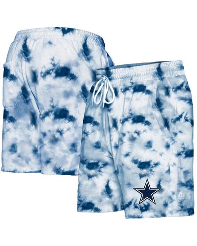 KTZ Dallas Cowboys Tie-dye Shorts - Blue