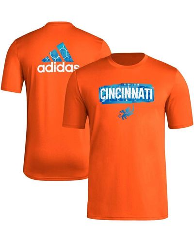 adidas Fc Cincinnati Local Pop Aeroready T-shirt - Orange