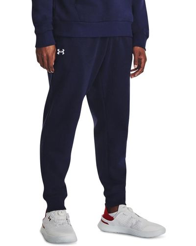 Under Armour Rival Tapered-fit Fleece sweatpants - Blue