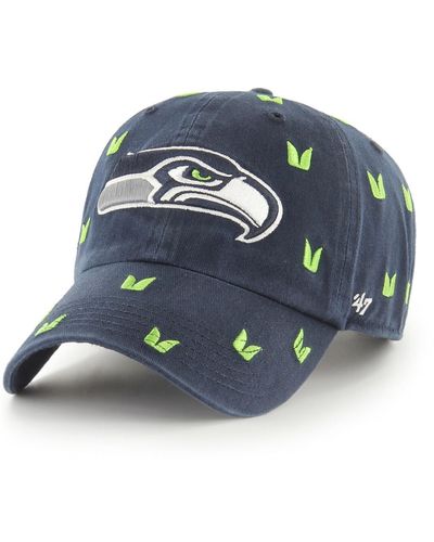 '47 '47 College Seattle Seahawks Confetti Clean Up Adjustable Hat - Blue