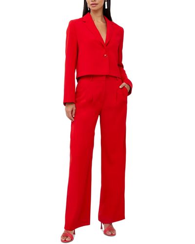 French Connection Harry Cropped Suiting Blazer - Red