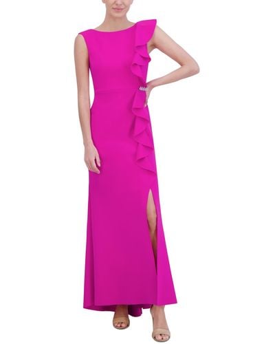 Jessica Howard Ruffled Gown - Pink