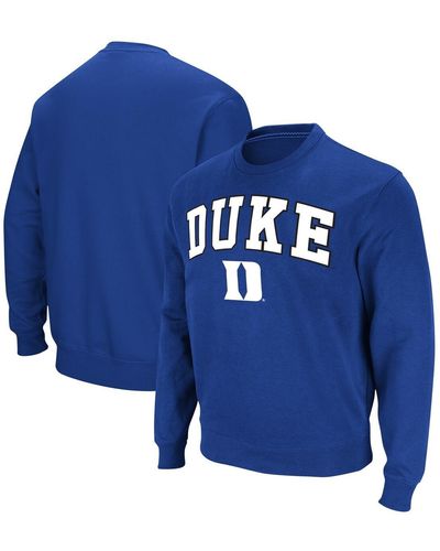 Colosseum Athletics Duke Blue Devils Arch & Logo Pullover Sweatshirt