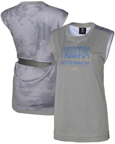 Outerstuff Los Angeles Chargers No Sweat Tank Top - Gray