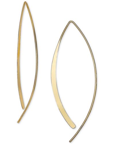 Giani Bernini Polished Threader Earrings - Metallic