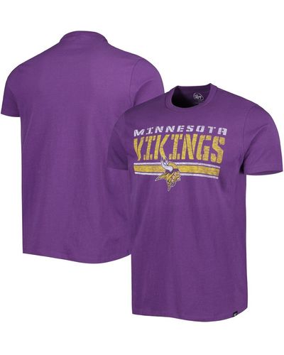 '47 Minnesota Vikings Team Stripe T-shirt - Purple