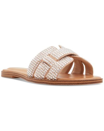 ALDO Elenaa Studded Flat Slide Sandals - Pink