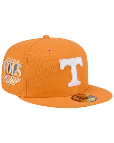 KTZ Tennessee Volunteers Throwback 59fifty Fitted Hat - Orange