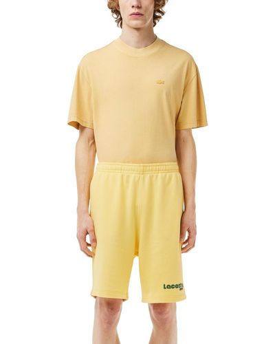 Lacoste Logo Shorts - Yellow