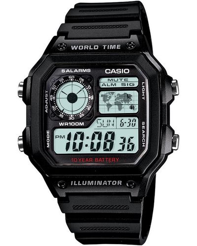 G-Shock Digital Resin Strap Watch 39.5mm - Black
