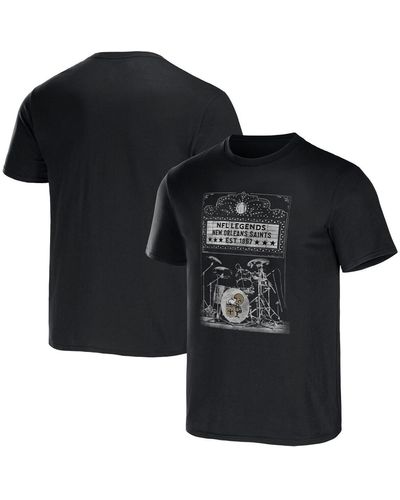 Fanatics Nfl X Darius Rucker Collection By New Orleans Saints Band T-shirt - Black