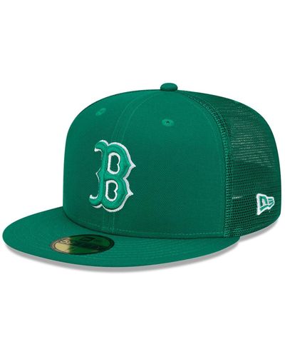 KTZ Boston Red Sox 2022 St. Patrick's Day On-field 59fifty Fitted Hat - Green