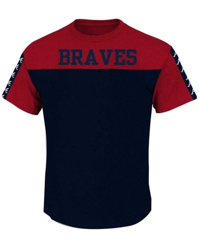 Profile Red, Royal Philadelphia Phillies Big And Tall Yoke Knit T-shirt for  Men