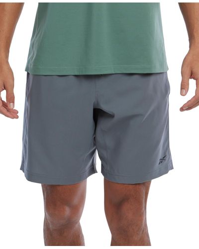 Reebok Workout Ready Regular-fit Moisture-wicking 9" Shorts - Gray