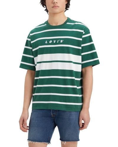 Levi's Relaxed-fit Half-sleeve T-shirt - Green