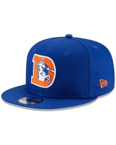 New Era 9Fifty Denver Broncos Training Camp Snapback Hat Blue Camo