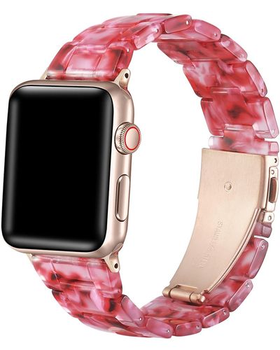 The Posh Tech Claire Resin Band For Apple Watch Size-42mm - Pink