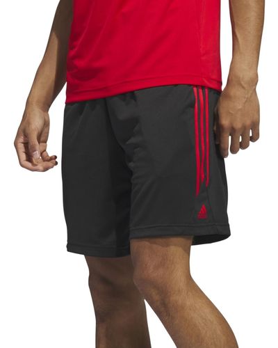 adidas Legends 3-stripes 11" Basketball Shorts - Pink
