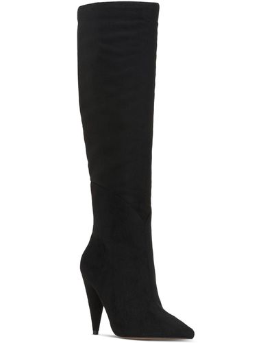 Jessica Simpson Maynard Wide Calf Pointed-toe Dress Boots - Black