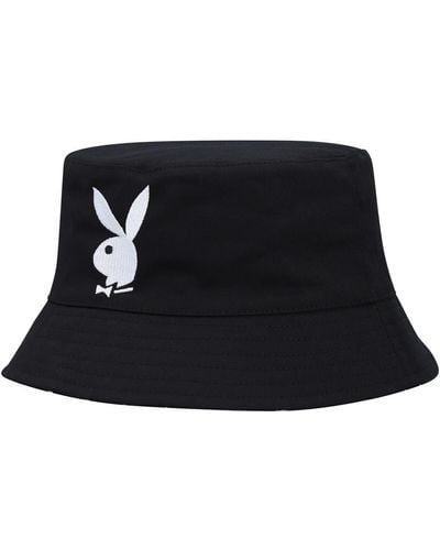 Playboy Reversible Bucket Hat - Black