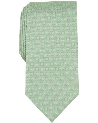 Perry Ellis Randall Neat Square Tie - Green