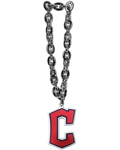Mojo And Cleveland Guardians Fan Chain - White