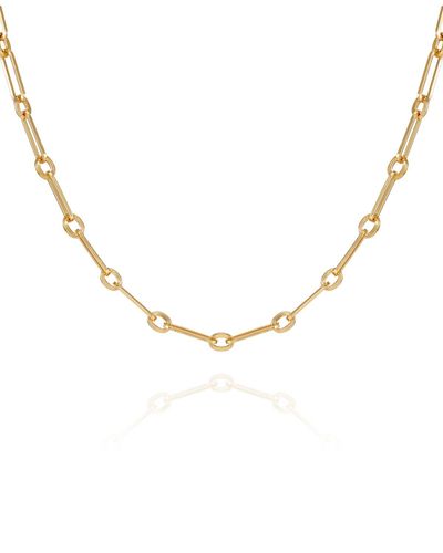 Vince Camuto Tone Link Chain Necklace - Metallic