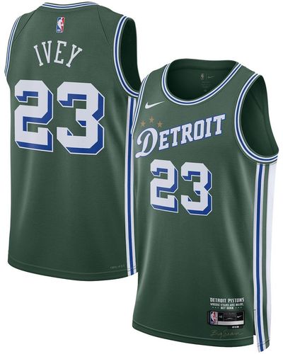 Nike Jaden Ivey Detroit Pistons 2022/23 Swingman Jersey - Green