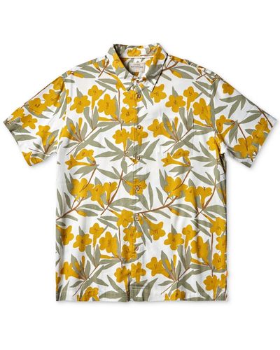 Quiksilver Tropical-print Shirt - Metallic