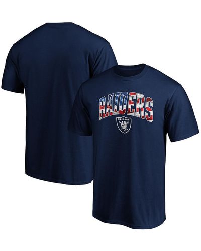 Fanatics Las Vegas Raiders Banner Wave T-shirt - Blue