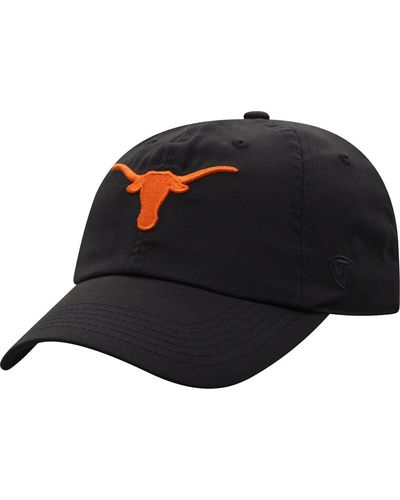 Top Of The World Texas Longhorns Staple Adjustable Hat - Black