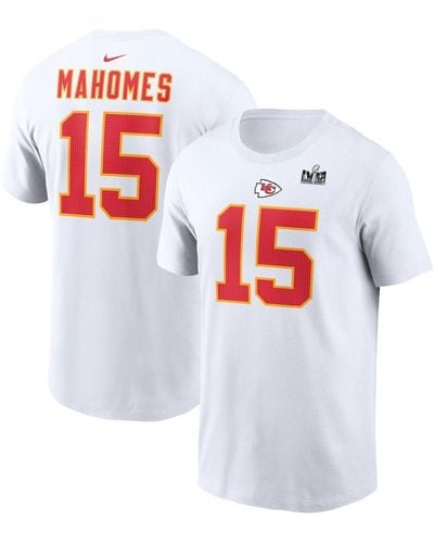 Nike Patrick Mahomes Kansas City Chiefs Player Name And Number T-shirt - White