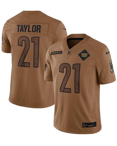 Nike Sean Taylor Distressed Washington Commanders 2023 Salute To Service Retired Player Limited Jersey - Brown