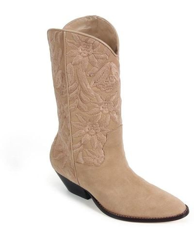 Paula Torres Palermo Western Boots - Brown