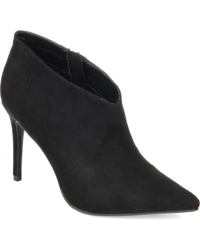 Journee Collection Demmi Pointed Toe Shooties - Black