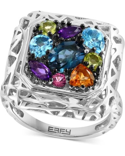 Effy Effy Multi-gemstone Cluster Ring (2-1/3 Ct. T.w. - Gray