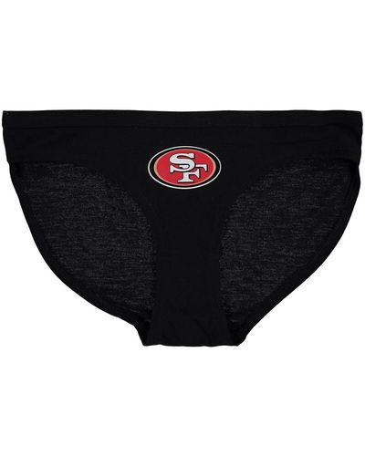 Concepts Sport San Francisco 49ers Solid Logo Panties - Black