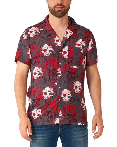 Opposuits Friday The 13th Graphic Shirt - Red