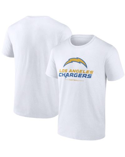 Fanatics Los Angeles Chargers Team Lockup T-shirt - White