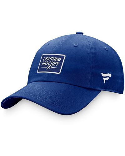 Fanatics Tampa Bay Lightning Authentic Pro Rink Adjustable Hat - Blue