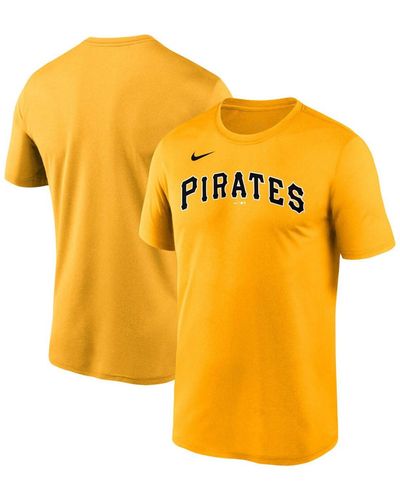 Nike Pittsburgh Pirates Wordmark Legend T-shirt - Metallic